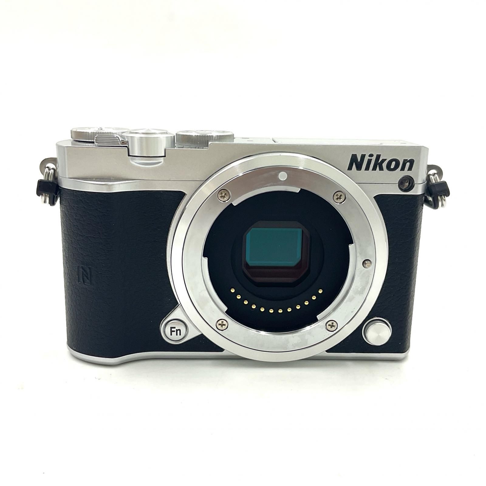 全額返金保証 最速発送 Nikon デジタル一眼 Nikon1 J5 ボディ シルバー 動作 済 シャッター23648回