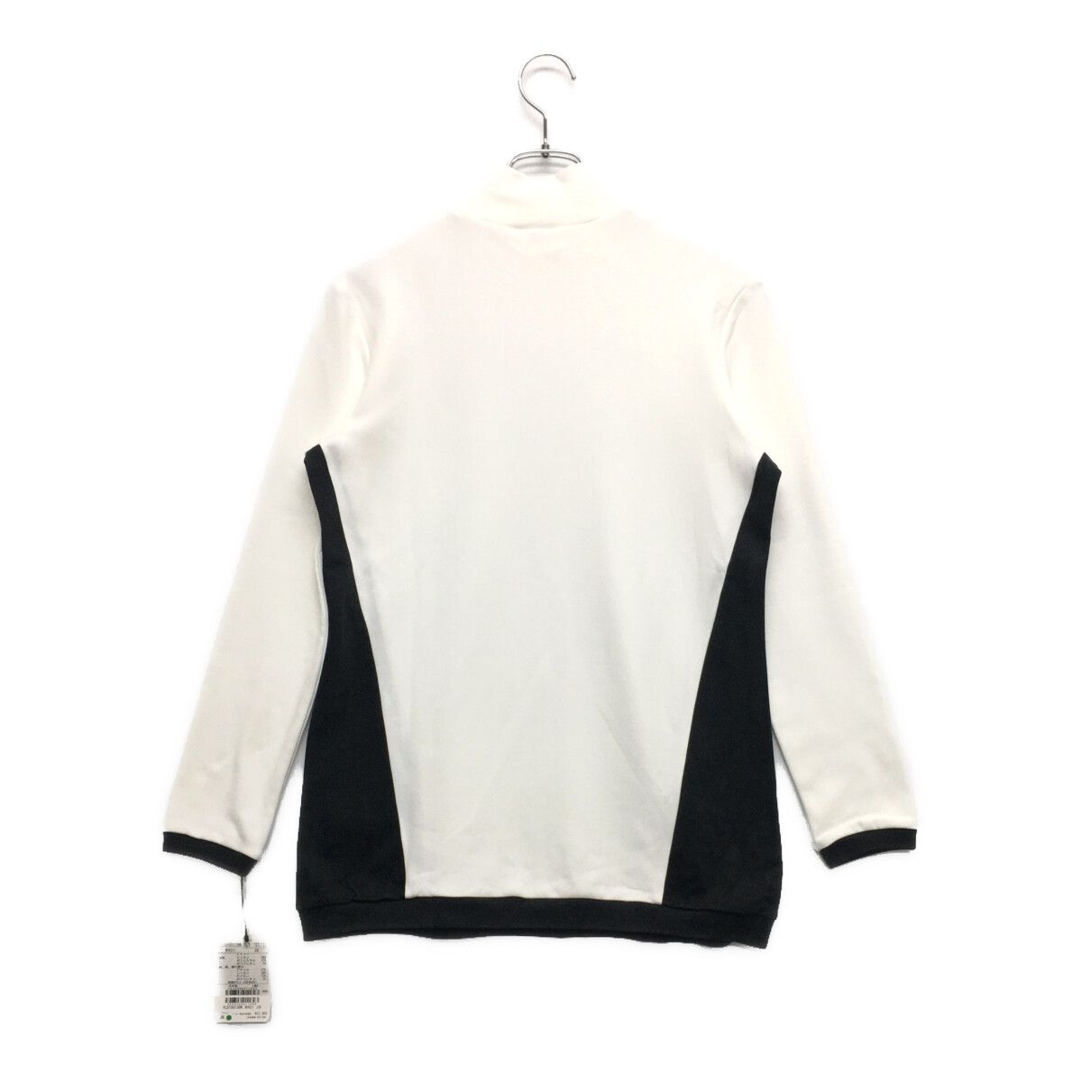 LANVIN - coco 未使用品 ランバンスポール LANVIN SPORT レディース チュニック 38(M) 白×グレー 長袖ハイネック 裏微起毛 未使用品 レディース ランバンスポール LANVIN SPORT チュニック