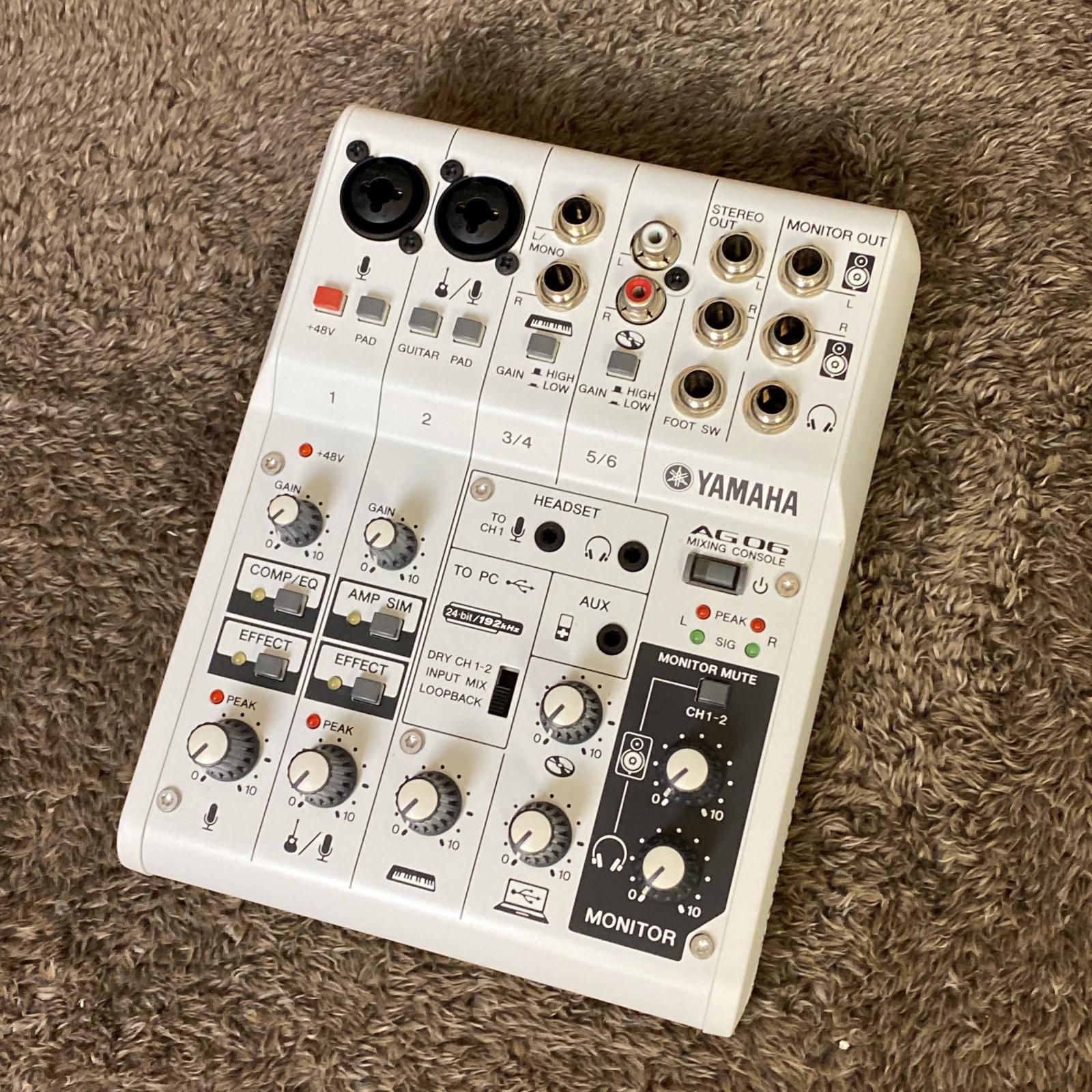 尾張小牧店 楽器 YAMAHA | ヤマハ DTM DAW 音響機器 AG06 477