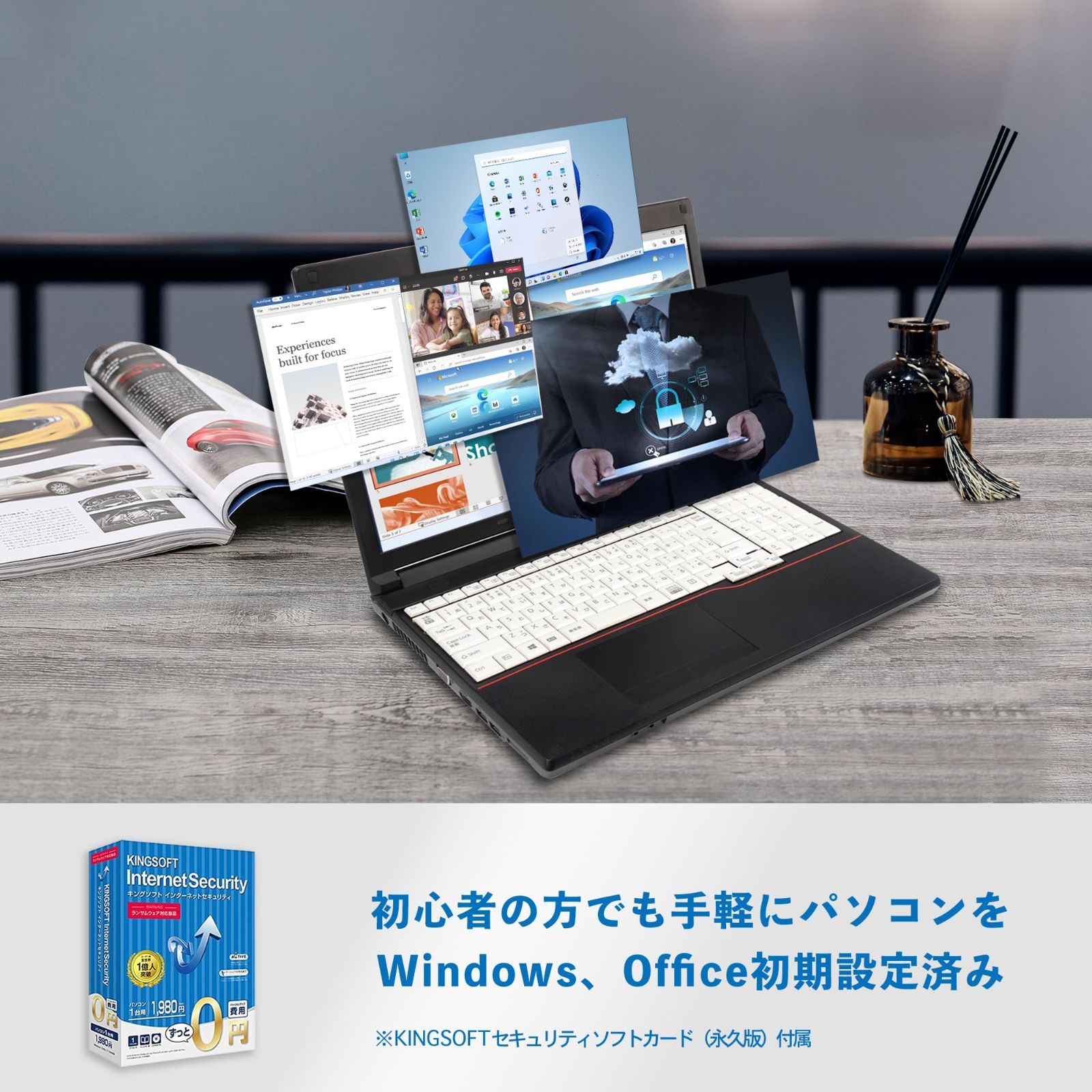 新着商品】Office/Win10/15.6インチ/日本語キーボード/無線WIFI/USB MS 