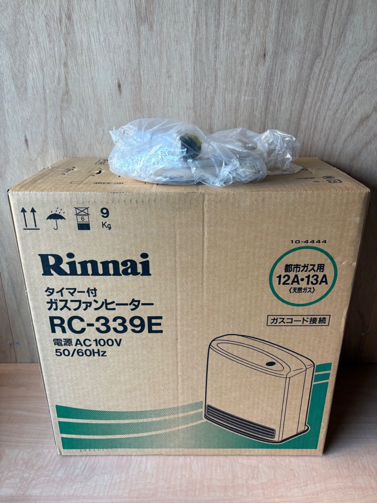 Rinnai リンナイ タイマー付きガスファンヒーター RC-339 E 都市ガス 2005年製