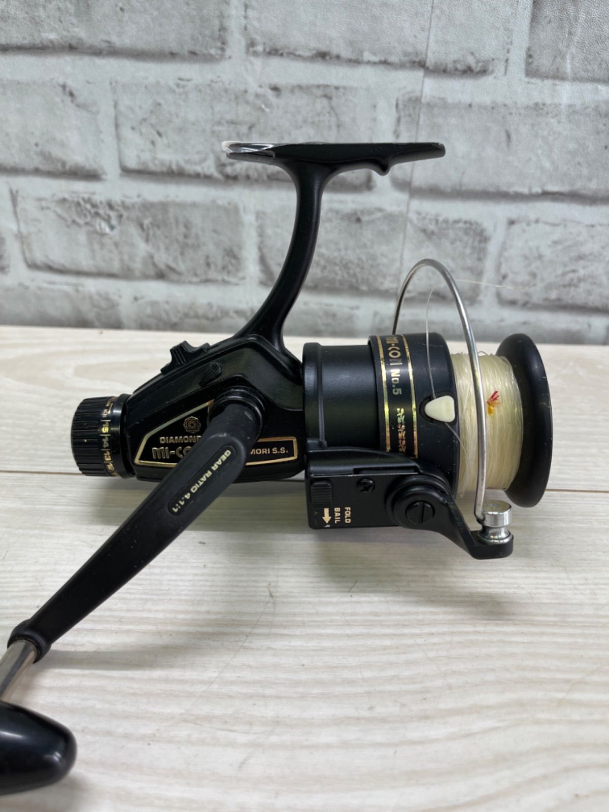ダイヤモンドリール スピニングリール MI-CON no.5 整理番号R100