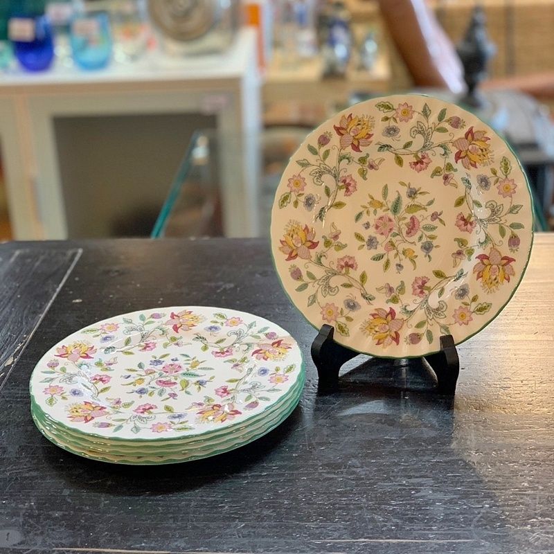 廃盤 ミントン ハドンホール プレート 20cm 5枚セット 皿 Minton