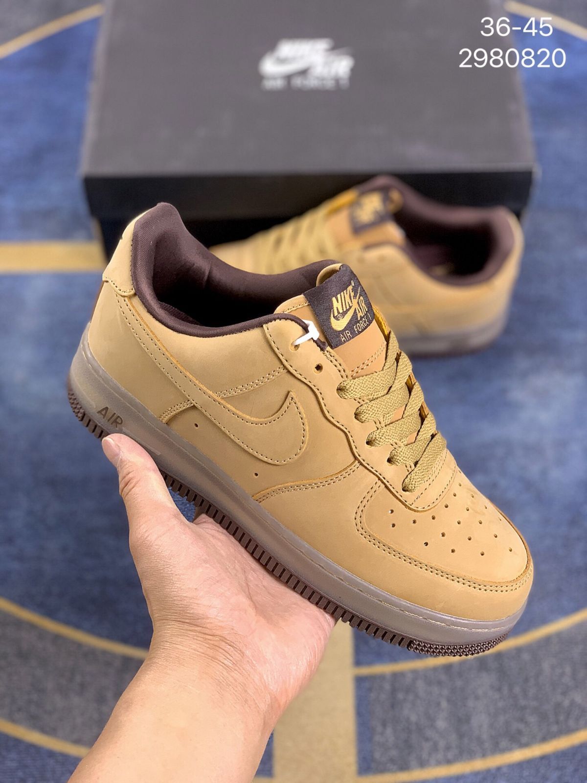 NIKE ナイキ AIR FORCE 1 LOW 'WHEAT MOCHA' エア フォース ワン ロー "ウィート モカ" メンズ レディース スニーカー WHEAT/WHEAT-DARK MOCHA ウィート/ウィート ダークモカ DC7504-700