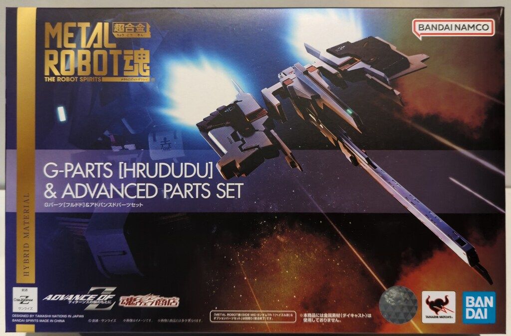BANDAI - 開封品 L ROBOT魂 ＜SIDE MS＞ Gパーツ[フルドド]＆アドバンスドパーツセット 「ADVANCE OF Z ティターンズの旗のもとに」 魂ウェブ商店限定 BANDAI バンダイ フィギュア METAL ROBOT魂 ＜SIDE MS＞ Gパーツ［フルドド］（実戦配備