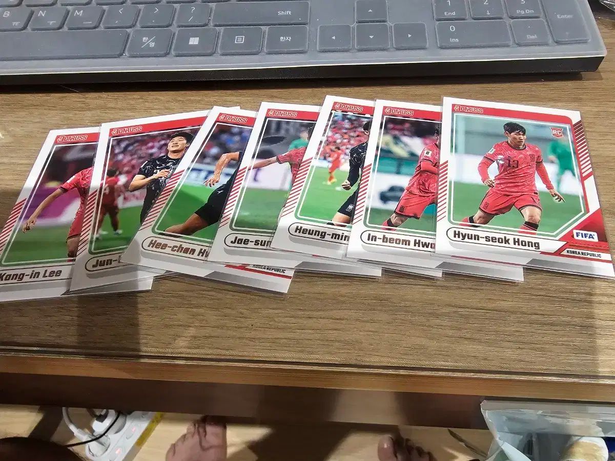 donruss₍ドンラス) サッカー (パニーニ) 韓国選手 カード