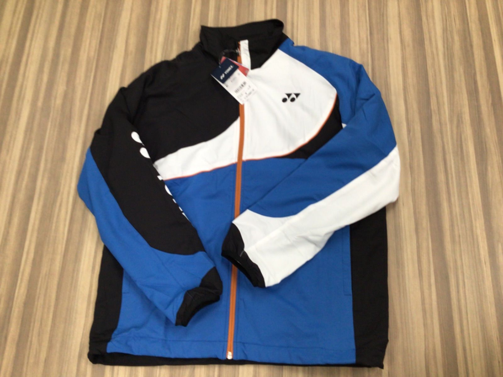 最終お値下げしました！55％OFF   ヨネックス　ウィンドブレーカーシャツ　No.70100   マリンブルー　Mサイズ　②
