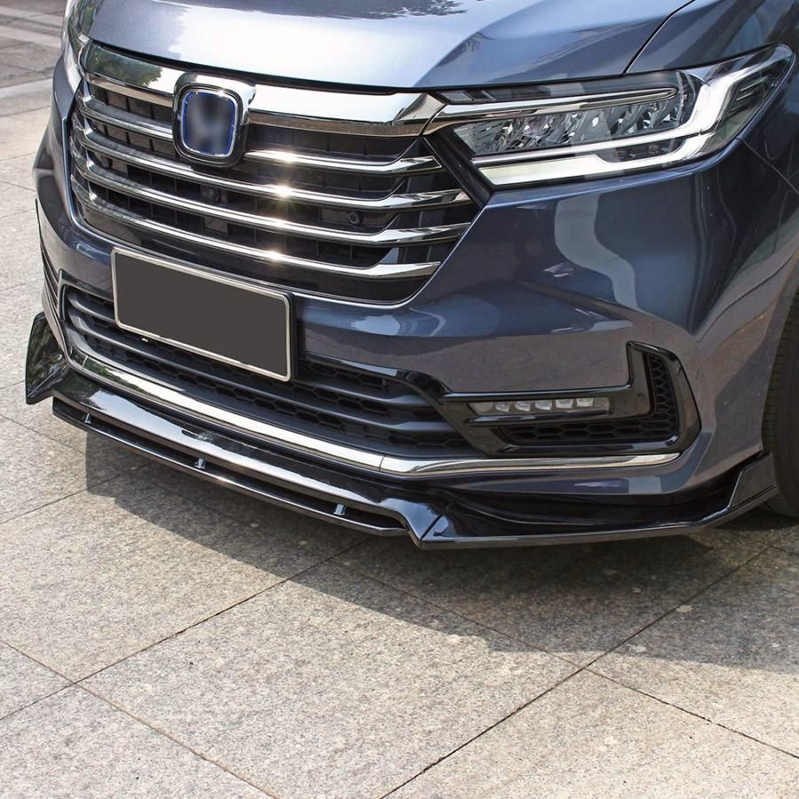 OD215 ホンダ オデッセイ フロントバンパーガーニッシュ リップスポイラー 外装パーツ カスタム 4P BRIGHTFACE_UK