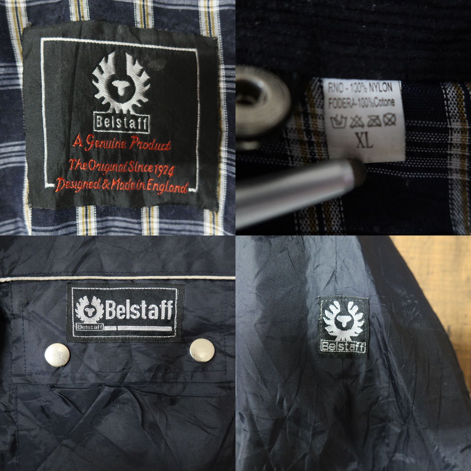 90s～ 人気アイテム☆Belstaff ベルスタッフ ナイロンジャケット SIZE