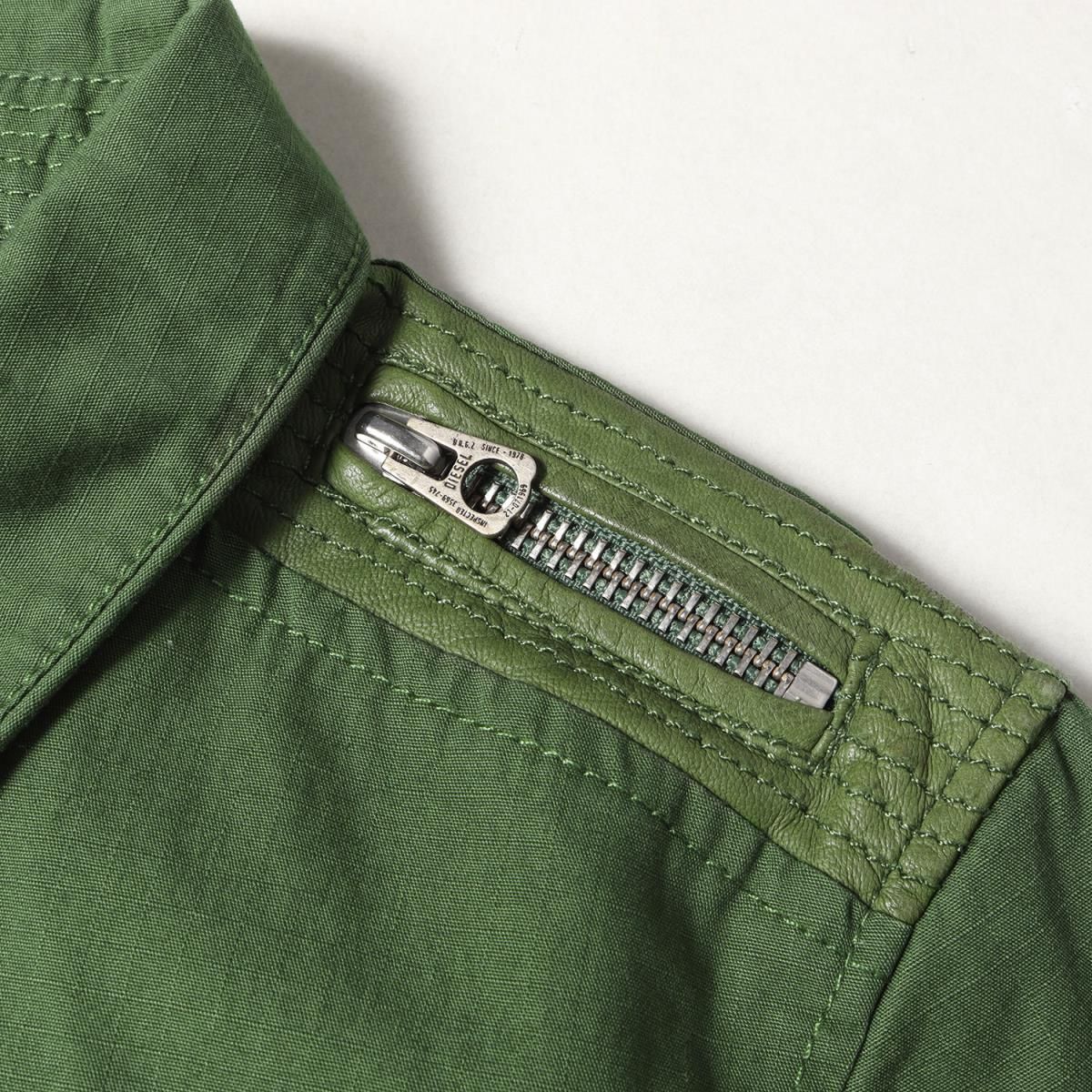 DIESEL ディーゼル ジャケット レザーエルボーパッチ付き