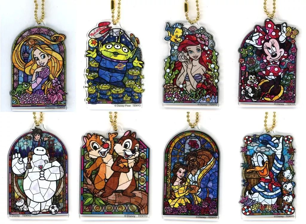 キーホルダー 全8種セット ディズニー 二層アクリルキーホルダー Vol.2
