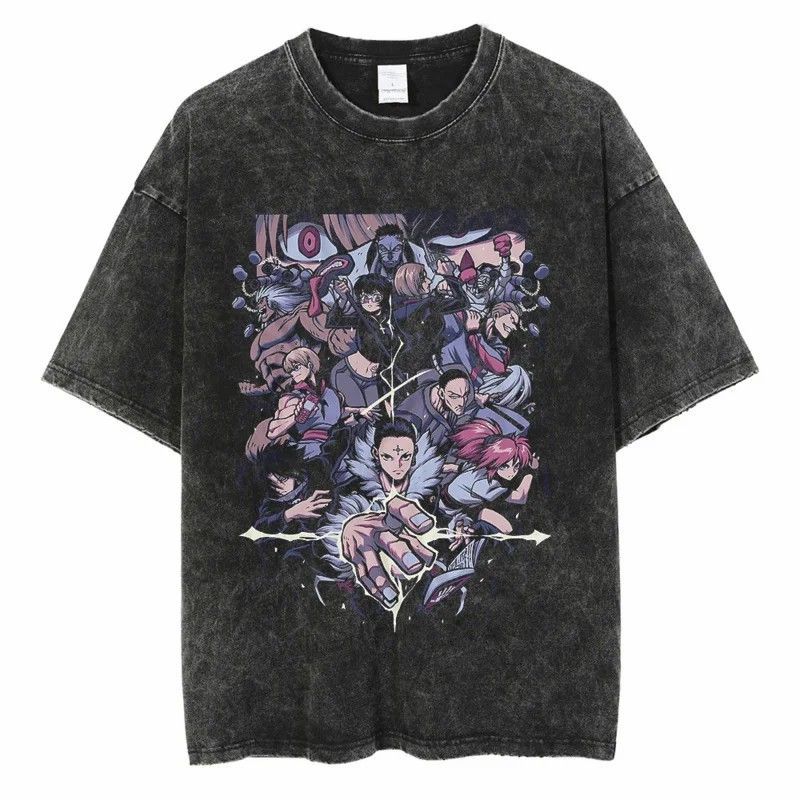 ハンター×ハンター 半袖Ｔシャツ ヴィンテージ加工 HUNTER×HUNTER M-3XL - メルカリ