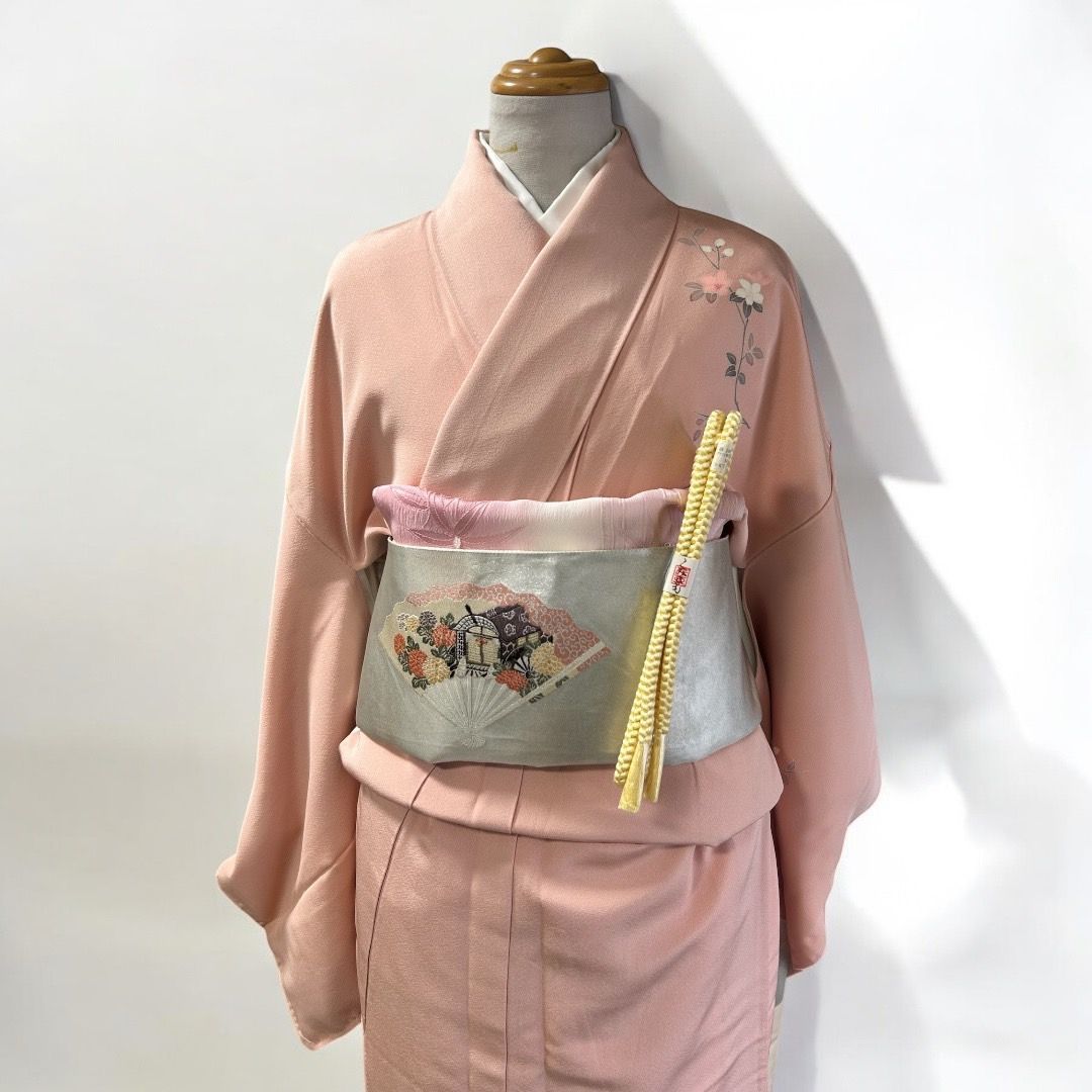 訪問着 刺繍 金糸 松 梅 波 貝 着物 112a d (撫松庵 浴衣(セオ 訪問着 刺繍 金糸 松 梅 波 貝 着物 112a d (撫松庵 浴衣(セオ