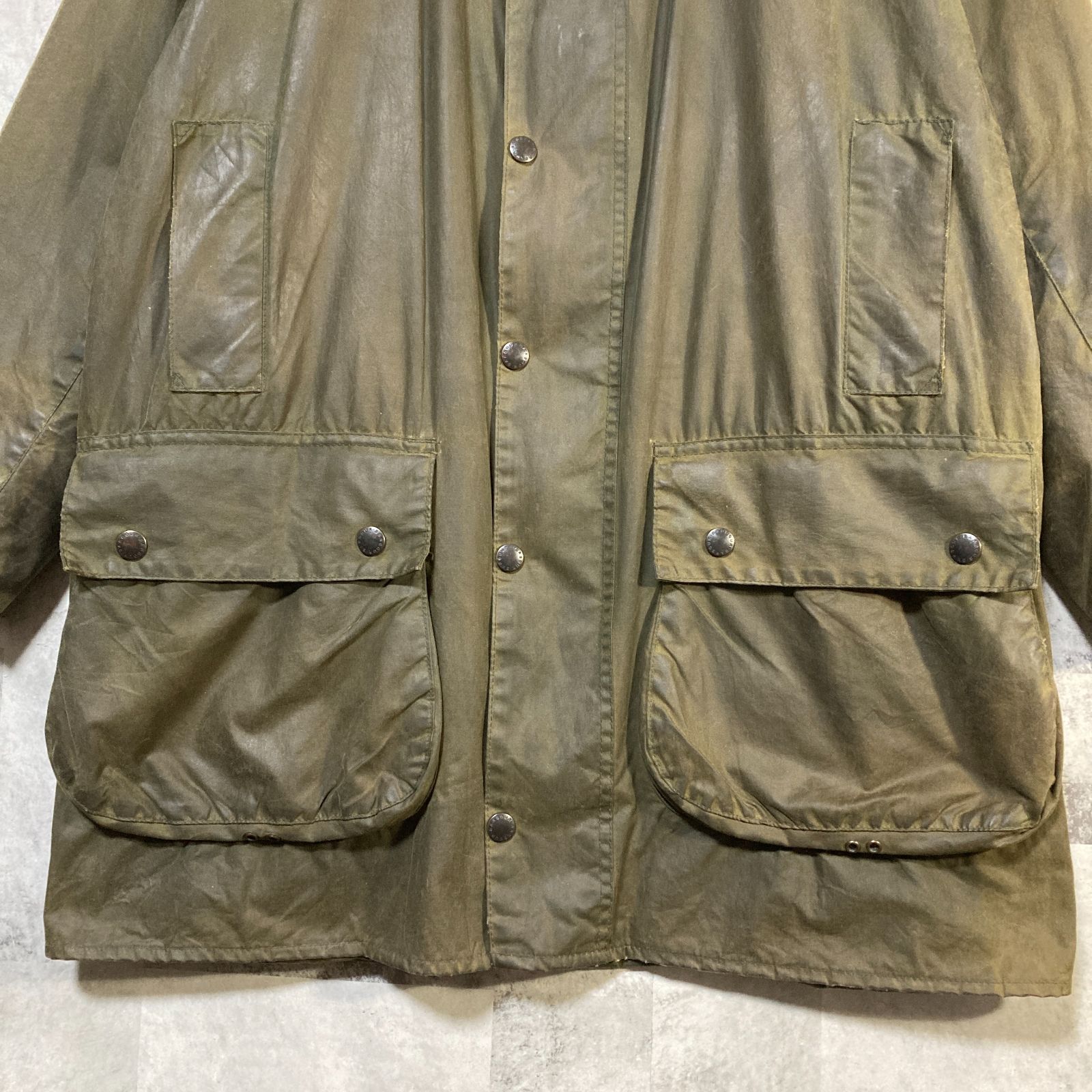 英国製 90's Barbour バブアー オイルドジャケット BORDER