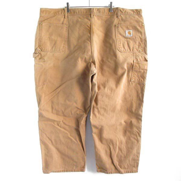 00 s carhartt B 01 ダック ダブルニー ペインターパンツ 実寸W 50 L 26 フェード ブラウン 茶系 カーハート アメリカ製 D 150-25-0014 ZV