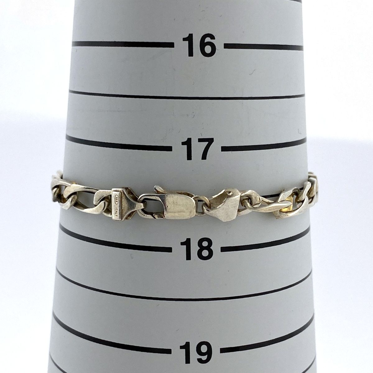 silver925 フィガロチェーン ブレスレット ゴールド アバランチ Argento MFG. Reproducts Figaro Gold Chain Bracelet - Silver925(K18