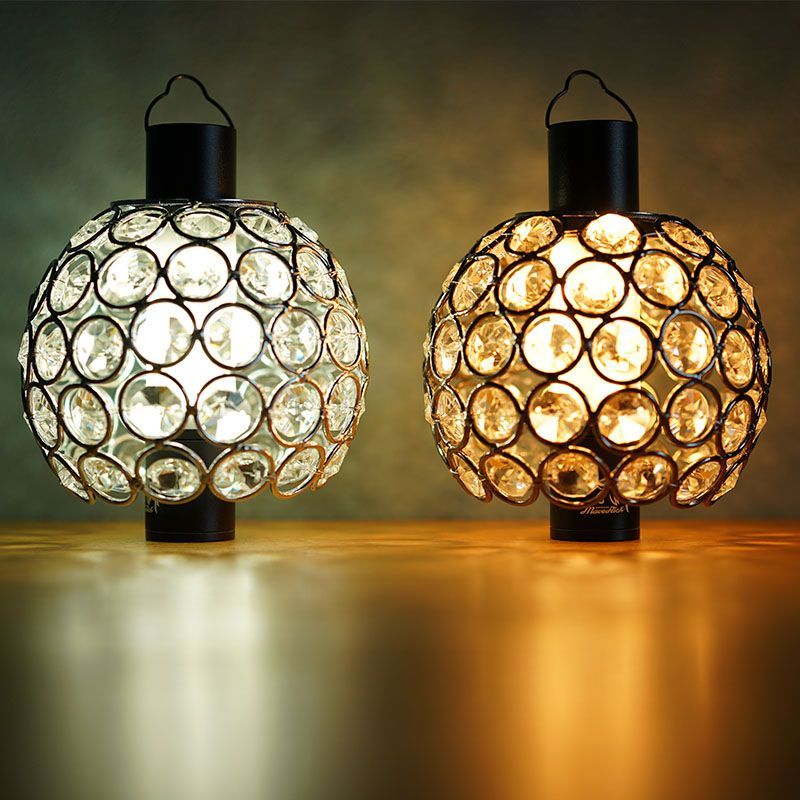 ランタンシェード【レトロボール】 シルバー/ブラック/ゴールド