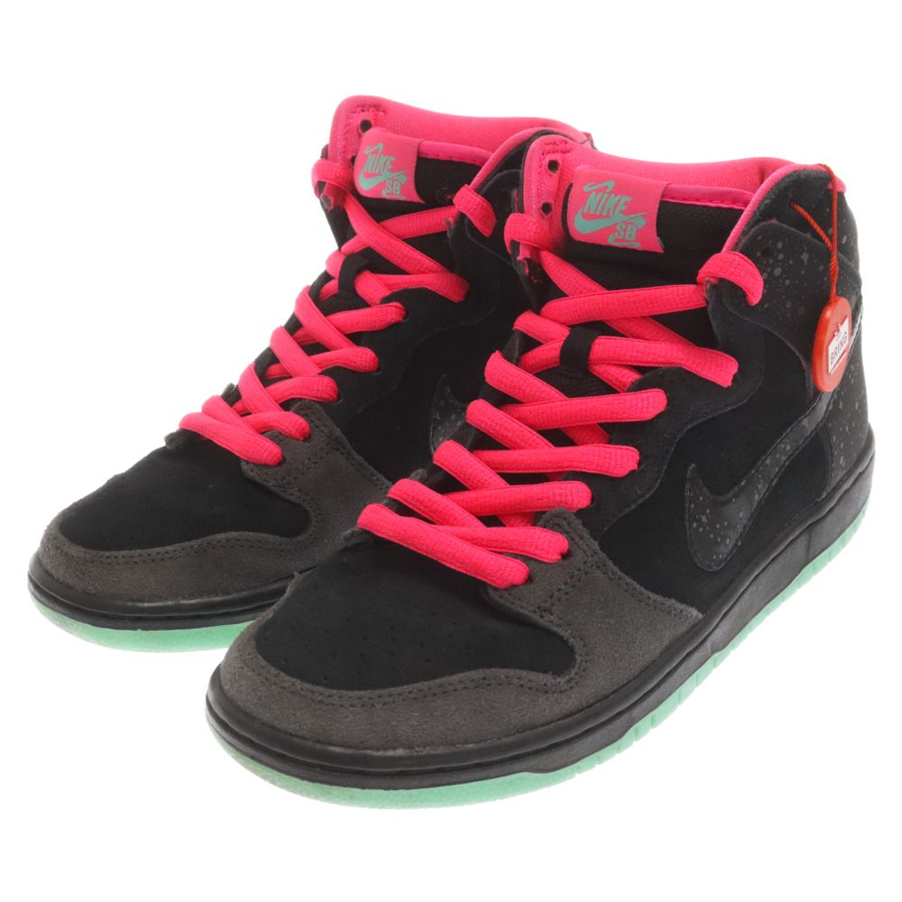 NIKE SB (ナイキエスビー) SB DUNK HIGH PREMIUM NORTHERN LIGHTS 313171-063 ダンク ハイ プレミアム ノーザンライツ ハイカットスニーカー US7.5/25.5cm ブラック レディース