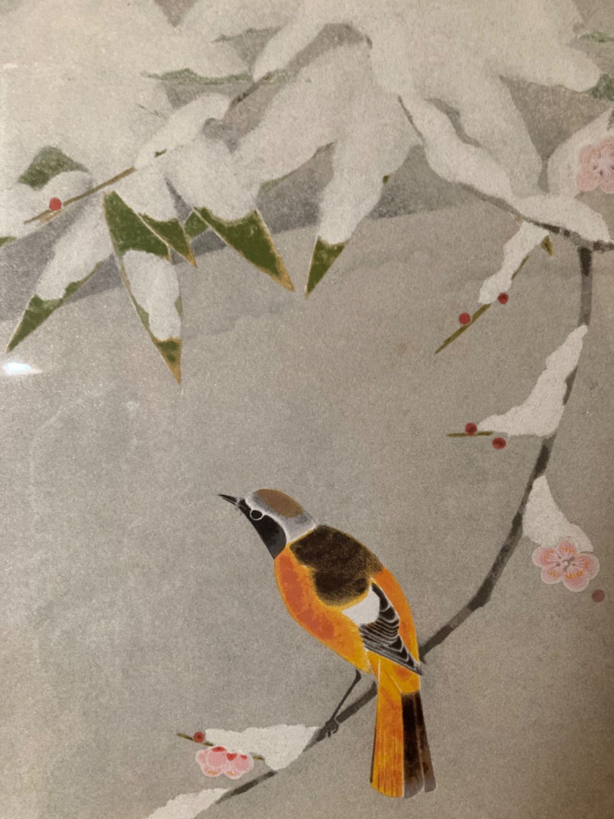 文化勲章受賞上村淳之作シルクスクリーン早春 - メルカリ