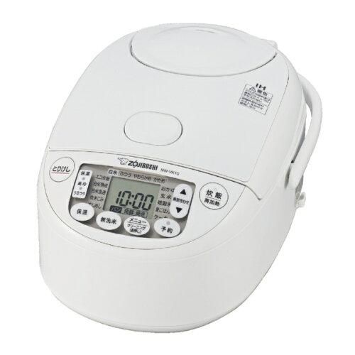 5営業日で発送 ZOJIRUSHI 象印 象印マホービン NW-VK10-WA IH炊飯ジャー め炊き 黒まる厚釜採用 5.5合炊き ホワイト NW-VK10