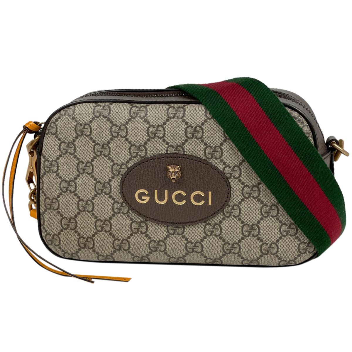 GUCCI グッチ ショルダーバッグ メッセンジャー シェリーライン ポーチ-