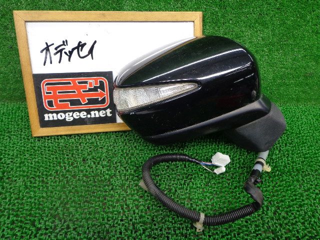 3FP4075 BHX4 ホンダ オデッセイ RB3 前期型 M ウィンカー付電格サイドドアミラー右 2カプラー2ピン 6ピン