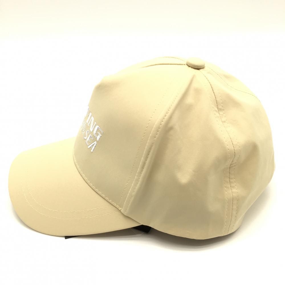 BRIEFING WIND AND SEA ベージュキャップ 新品】ブリーフィング キャップ ライトベージュ×白 WIND AND SEA