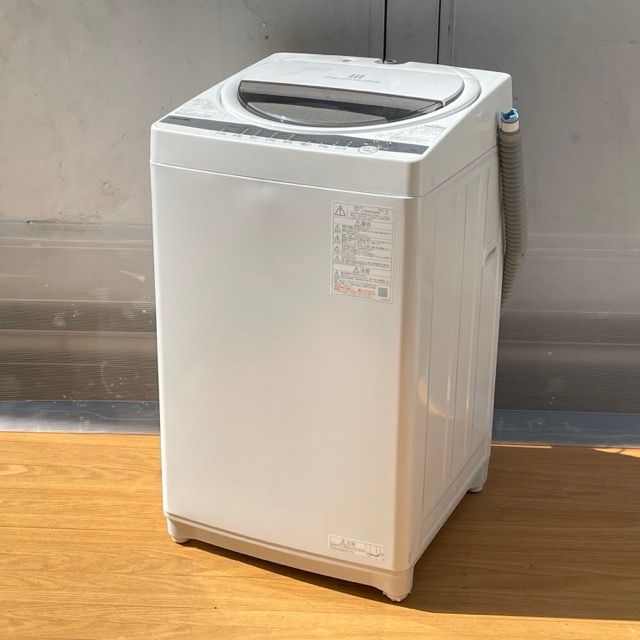 送料無料 東芝 全自動電気洗濯機 【中古】動作保証 TOSHIBA AW-6G9