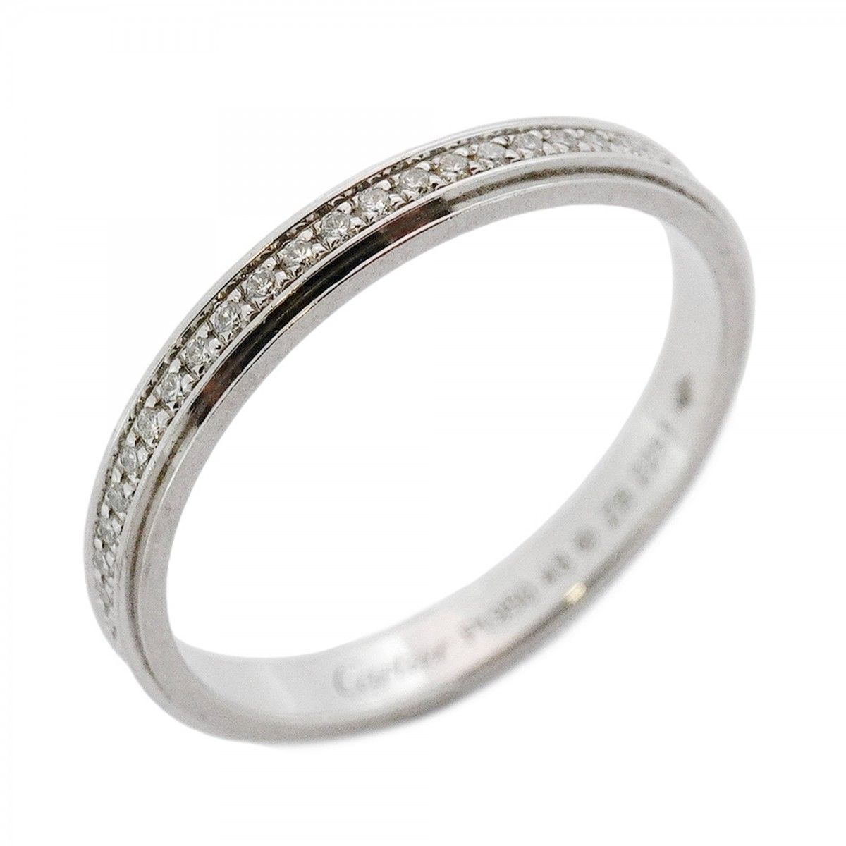 カルティエリング　48 DQS098 PT950 カルティエリング 48 DQS098 PT950 CARTIER カルティエ ダムールリング