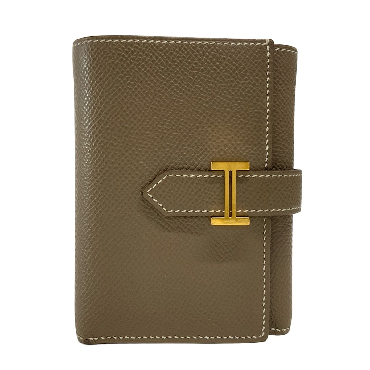 HERMES エルメス 3つ折り財布 ベアンコンビネ エトゥープ 新型金具
