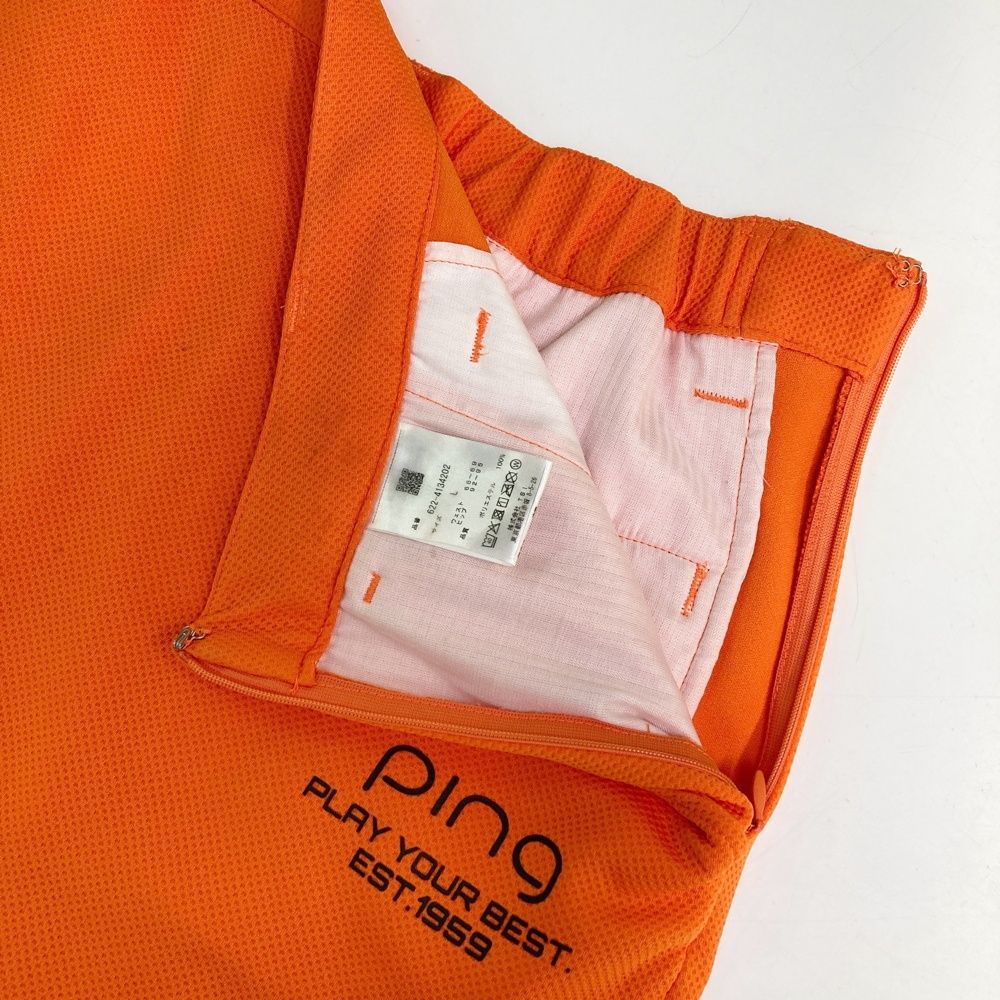 サイズ：L PING ピン 2024年モデル スカート オレンジ系 [240101528036