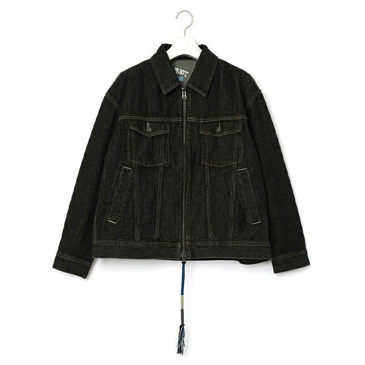 72%OFF/新品/RIOT FACETASM/ライオット ファセッタズム/DENIM JACKET 