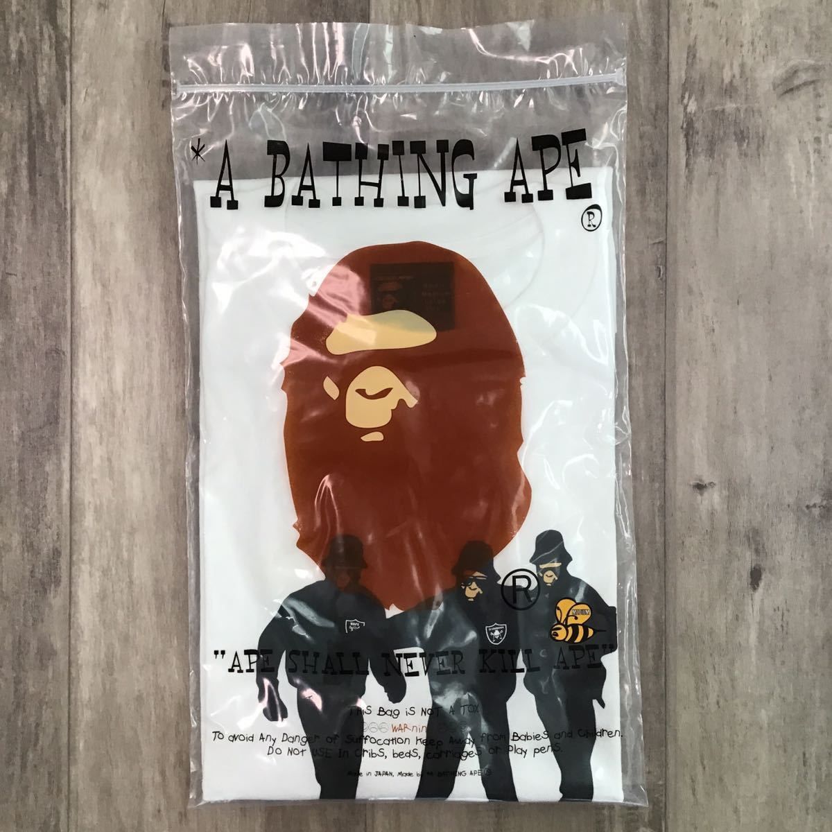BAPE RUN DMC パロディ Tシャツ BAPE RUN DMC パロディ Tシャツ 000000004025 - メルカリ