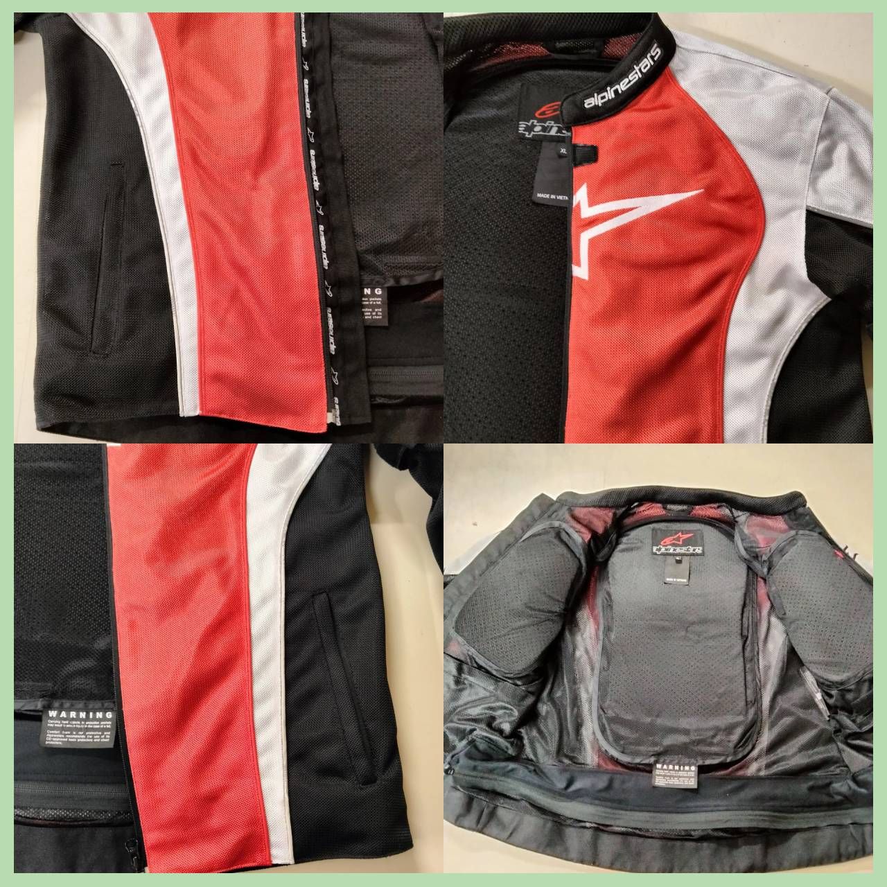 N-5510] アルパインスターズ BONNEVILLE AIR メッシュジャケット 