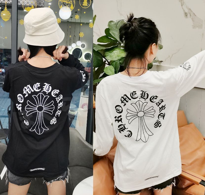 Chrome Hearts | クロムハーツ 長袖 Ｔシャツ カットソー パーカー ブラック ホワイト 黒 白