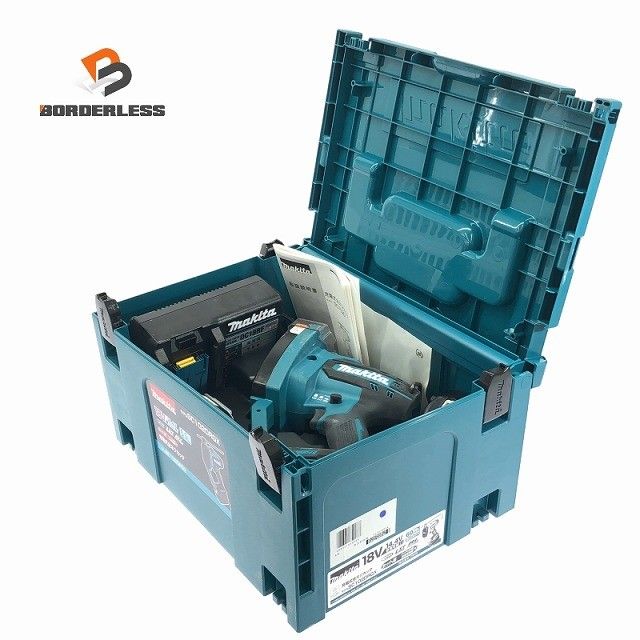 比較的 makita マキタ 18V 充電式全ネジカッター SC102DRGX バッテリー2個 6.0Ah 充電器 ケース付 全ねじカッター116928