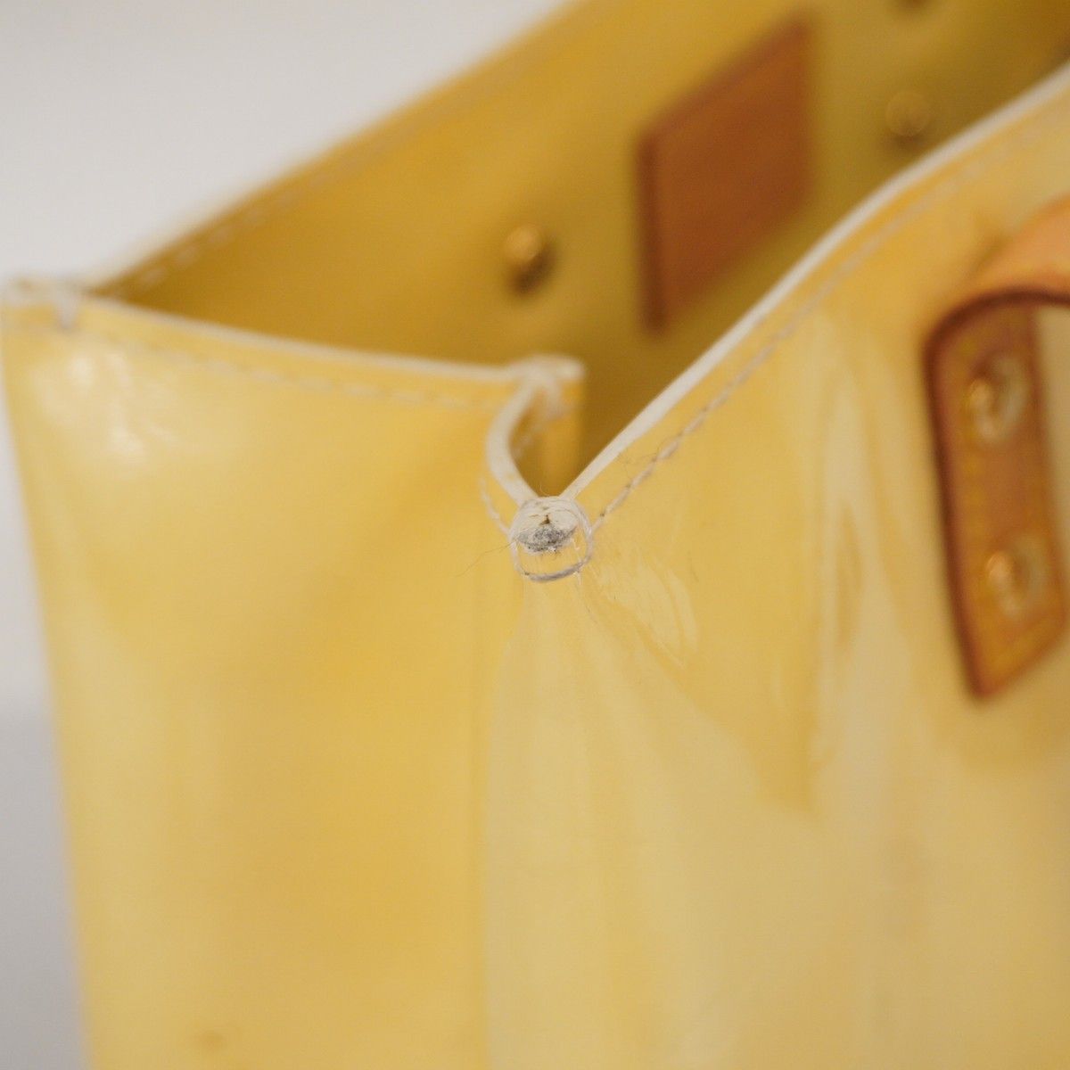 5gd5503-h】ルイヴィトン ハンドバッグ ヴェルニ リードPM M91145 グリ  