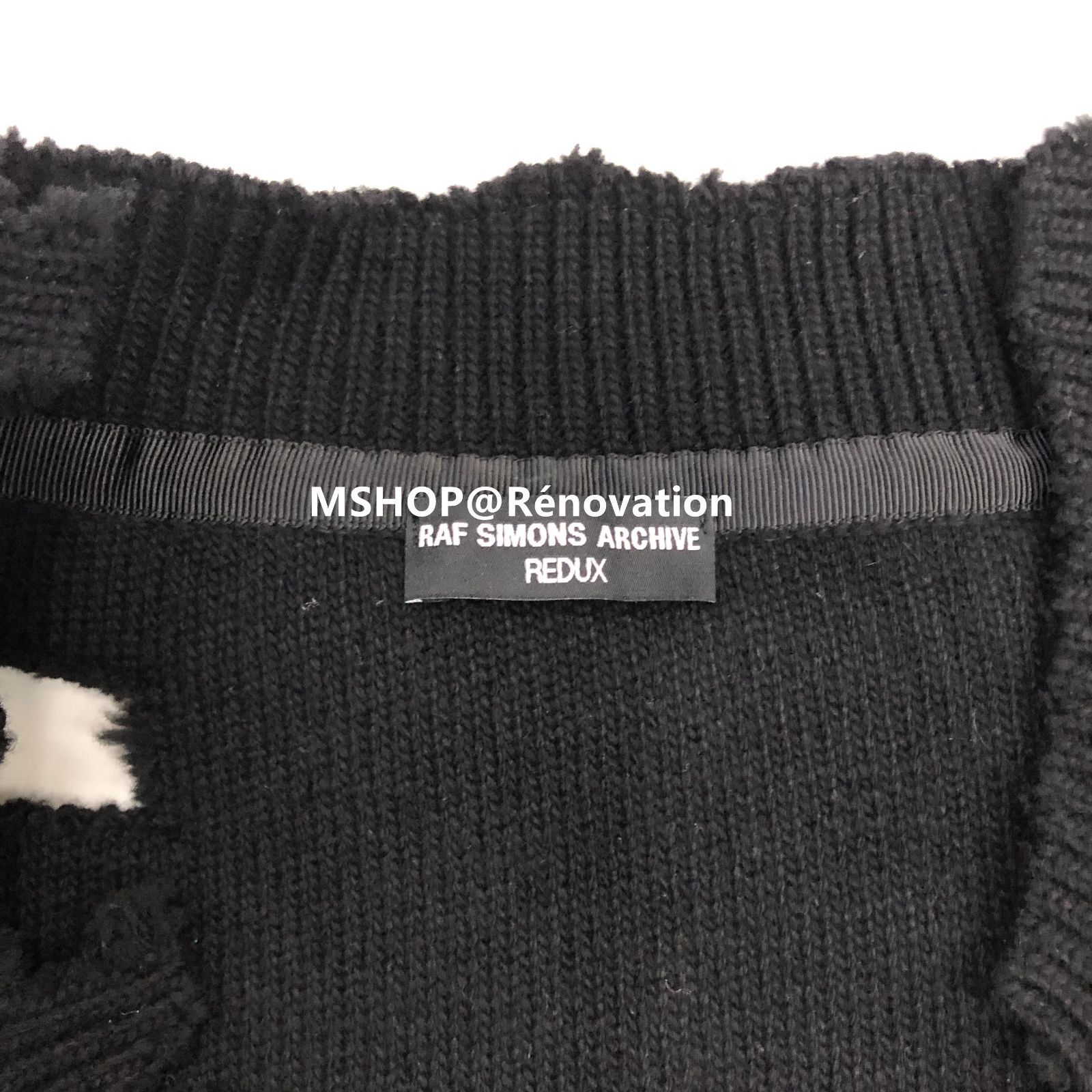 RAF SIMONS ARCHIVE REDUX オーバーサイズダメージニット