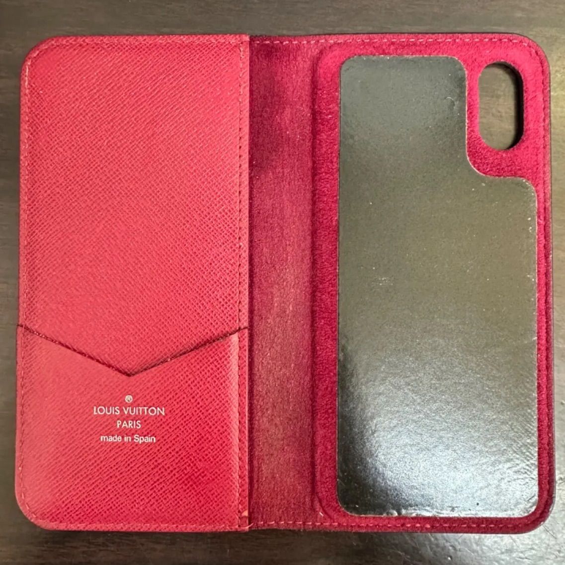 美品安い❗️】ルイヴィトン LOUIS VUITTON フォリオ iPhone X エピ ...