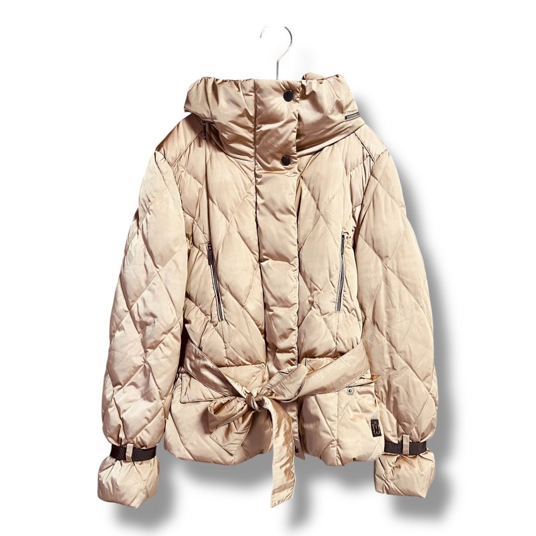 MaxMara WEEKEND LINE ベージュ ダウンジャケット 38 Weekend Max Mara ウィークエンドマックスマーラ ダウン
