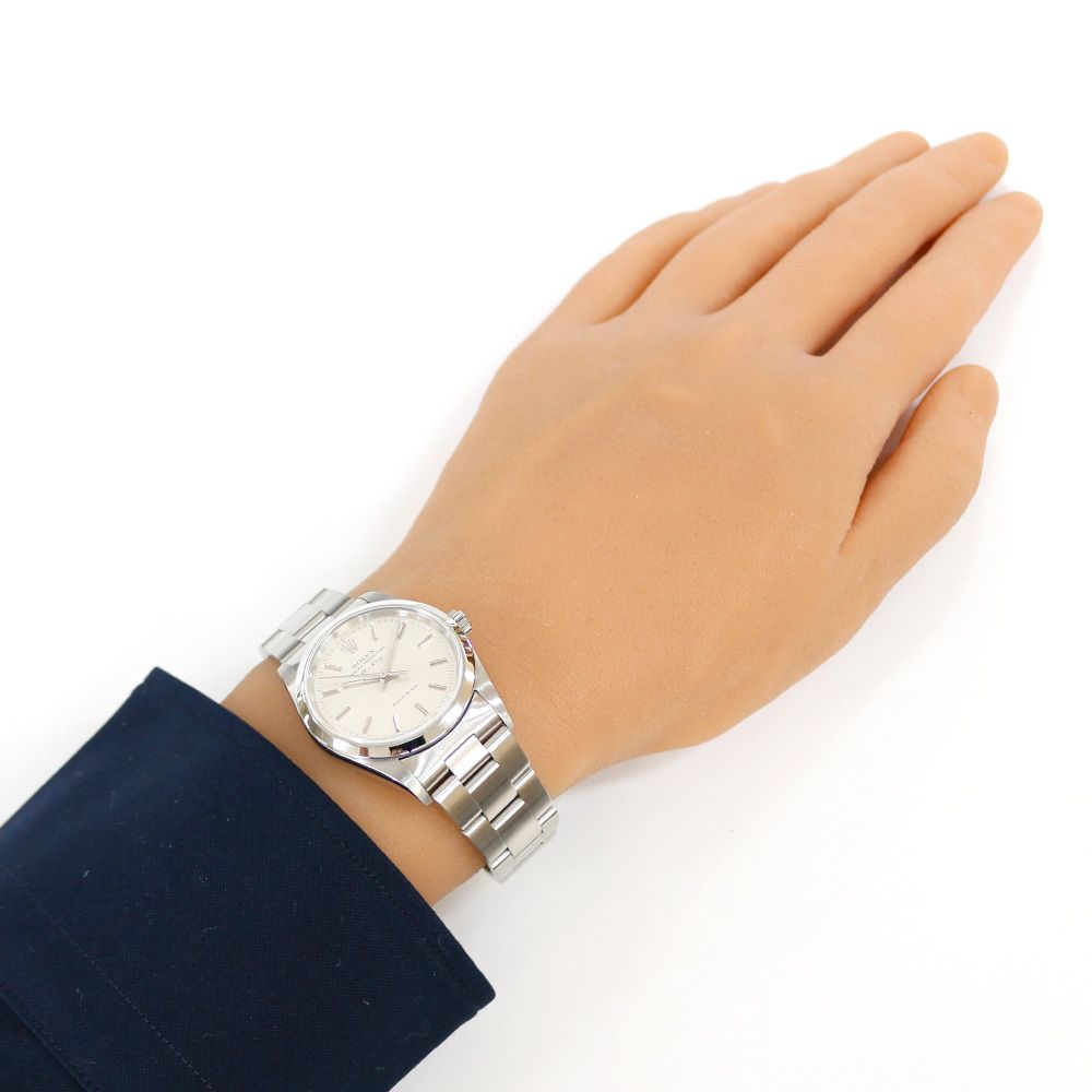 ロレックス エアキング プレシジョン オイスターパーペチュアル 腕時計 時計 ステンレススチール 14000M 自動巻き メンズ 1年保証 ROLEX