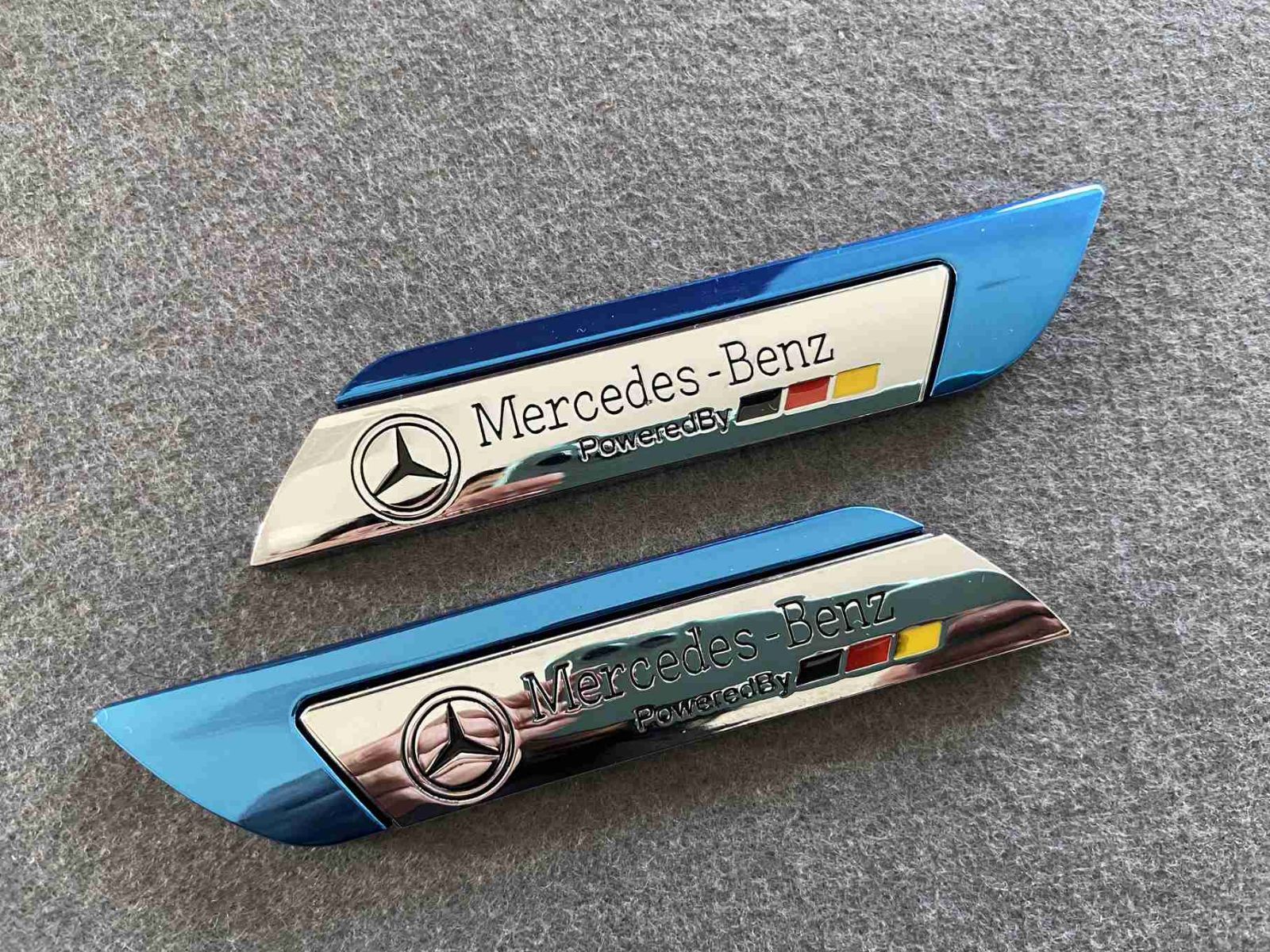 卸し売り購入 ベンツ 金属製ownersclub ステッカー benz ゴールド他1枚