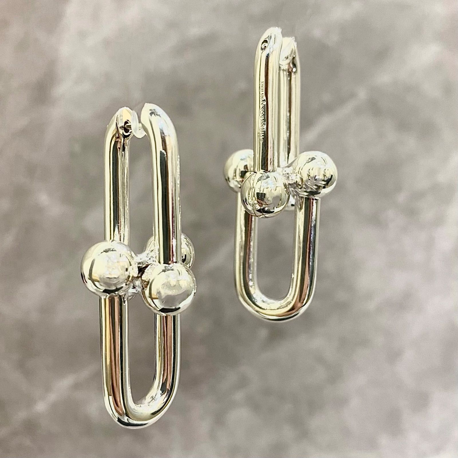 Tiffany ティファニー ハードウェア シルバー925 エクストララージ ピアス