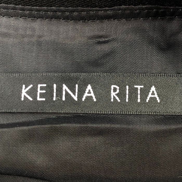 ケイナ リタ KEINA RITA リボン ブラウス タックギャザー シルク混 F