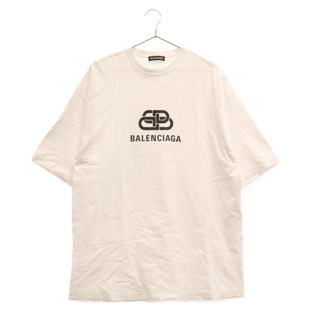 BALENCIAGA (バレンシアガ) 19AW BBロゴプリントオーバーサイズ半袖T  