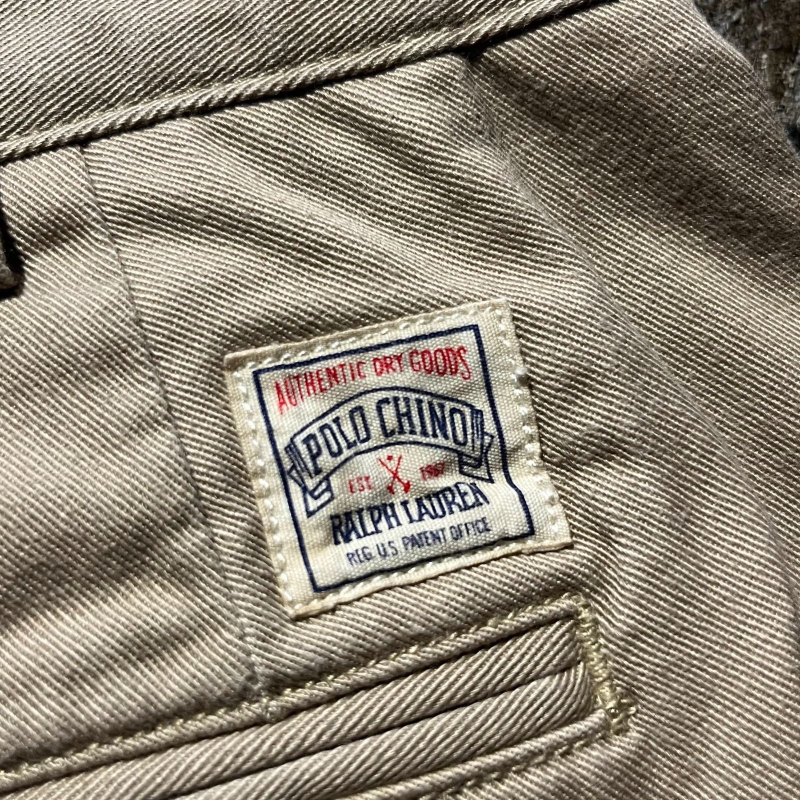 ポロラルフローレン パンツ W29 ポニー刺繍 チノパン ネイビー h47 90\u0027s USA製 Polo Ralph Lauren 2Tuck Chino Pants W29 ⁄ ポロ・ラルフ