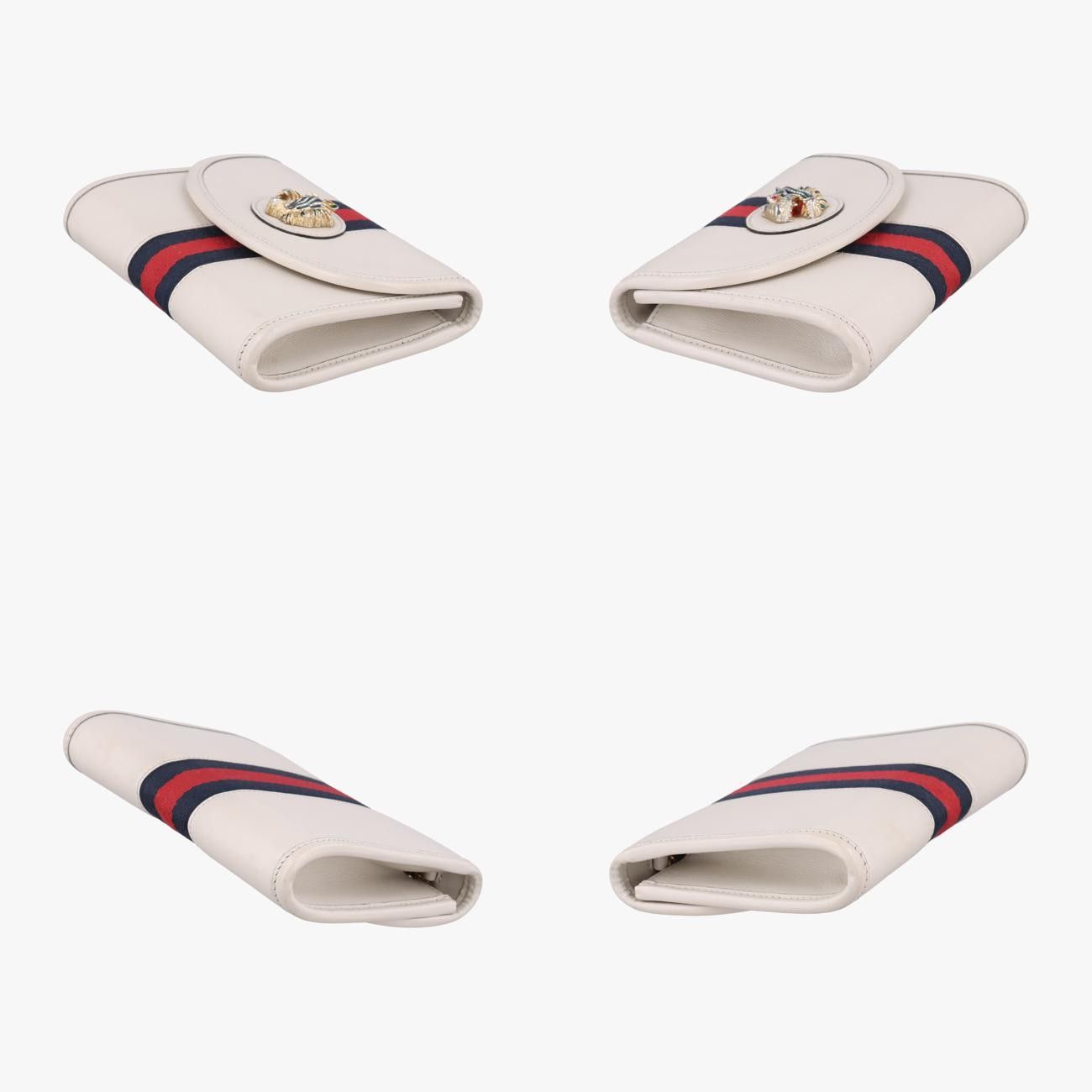 グッチGucciラジャホワイトレザー573797