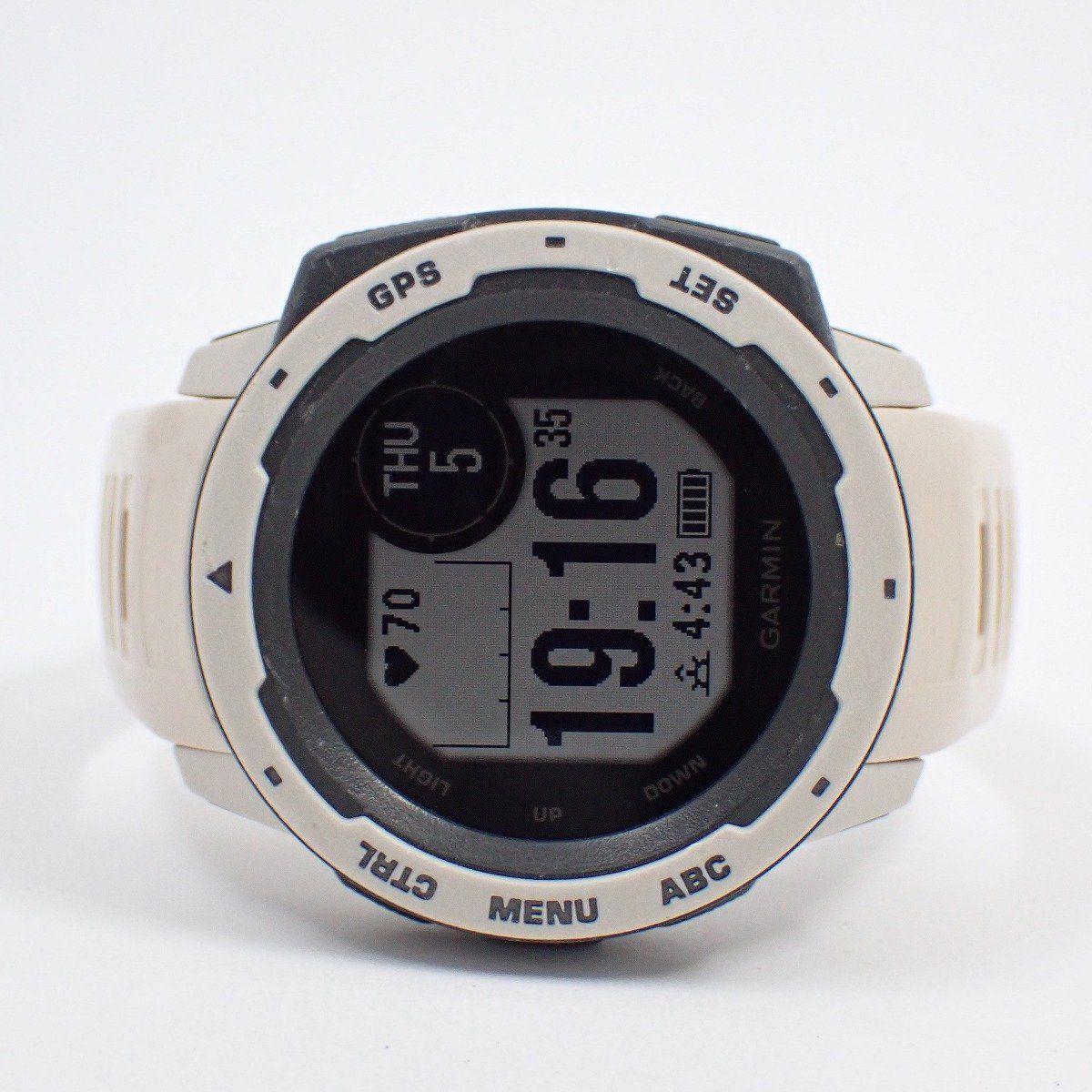 ガーミン instinct tundra garmin 美品 Garmin タフネスGPSアウトドアウォッチ Instinct Tundra の