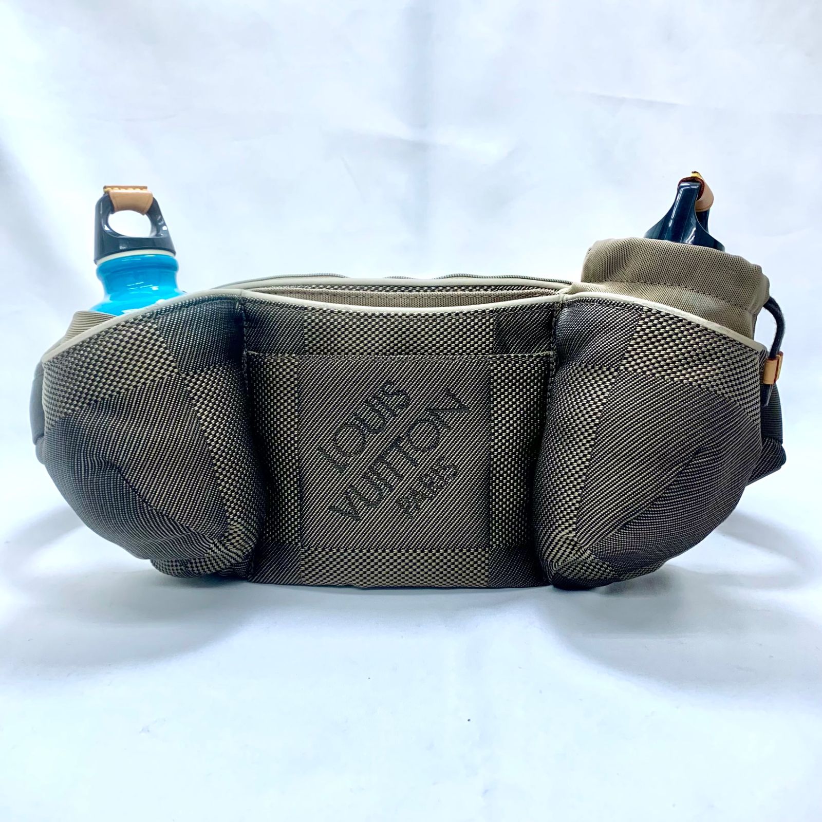 LOUIS VUITTON ジュアン ダミエ サンチュール ウエストバッグ M93211 テール グレー シルバー金具 キャンバス AR0024