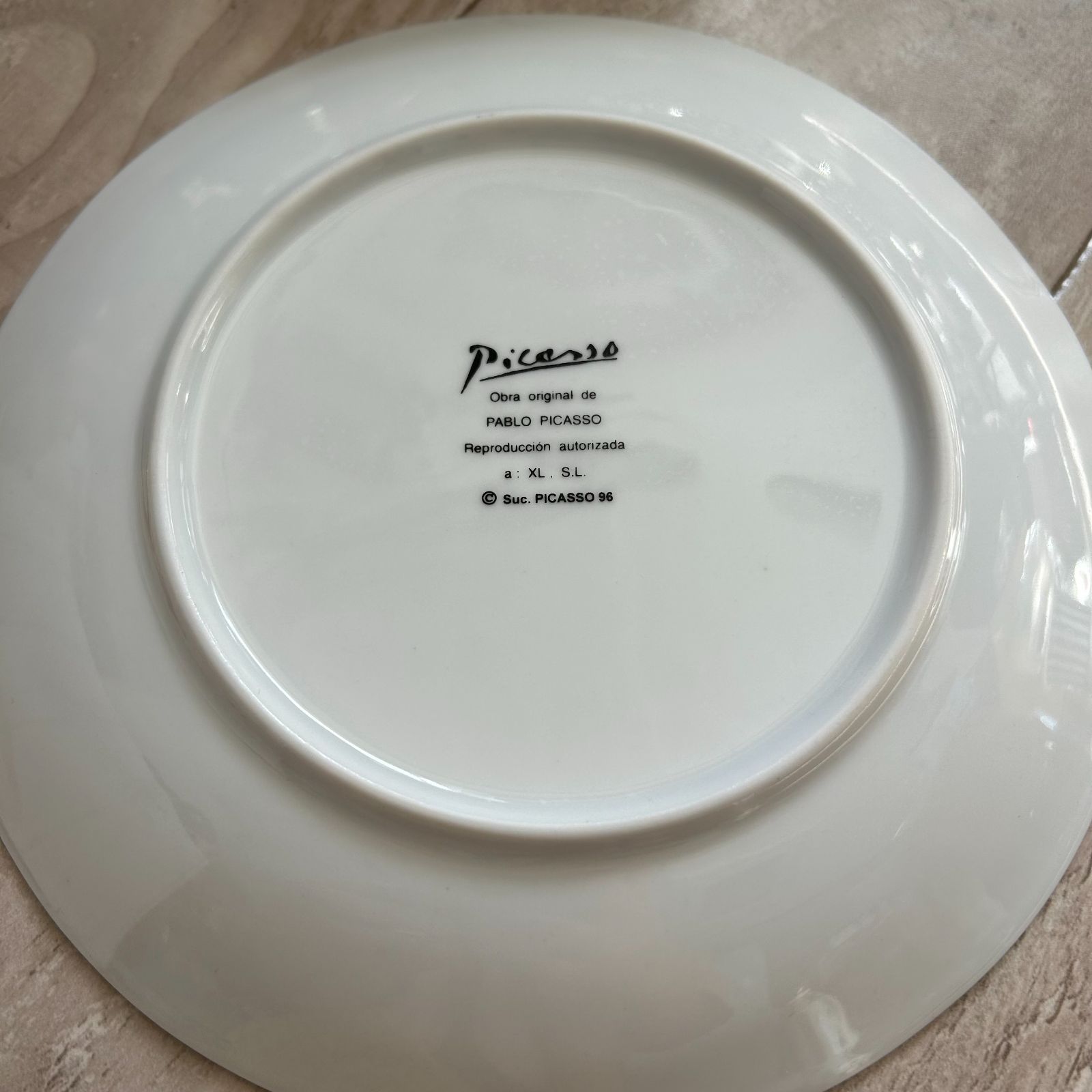 セビリア焼 ORO DELEY 24K スペイン伝統工芸＆ピカソ 絵皿